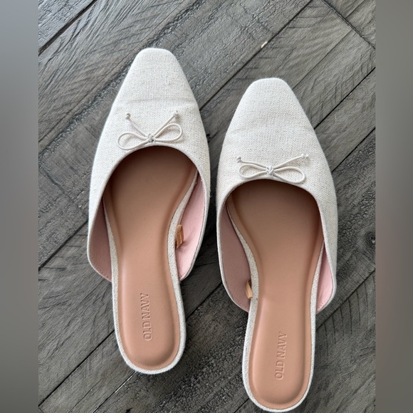 Old Navy Linen Ballet Mule, size 8 - Picture 3 of 8